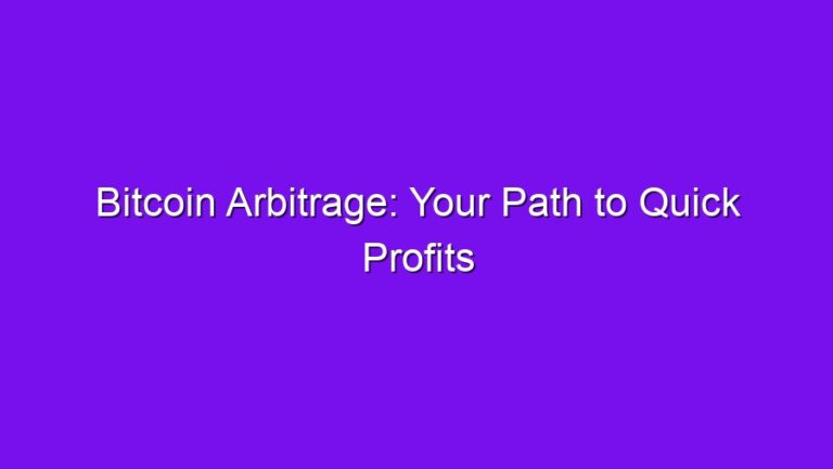 Bitcoin Arbitrage: Your Path to Quick Profits - bitcoin arbitrage your path to quick profits 2628