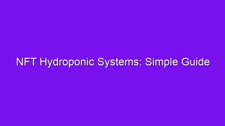 NFT Hydroponic Systems: Simple Guide - nft hydroponic systems simple guide 2476